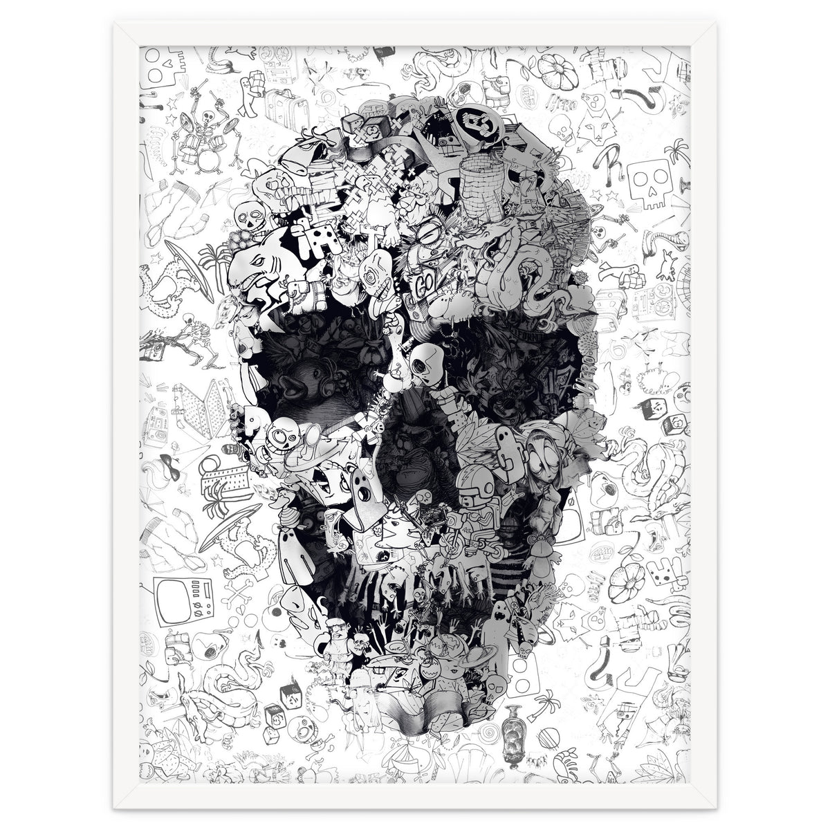 Doodle Skull