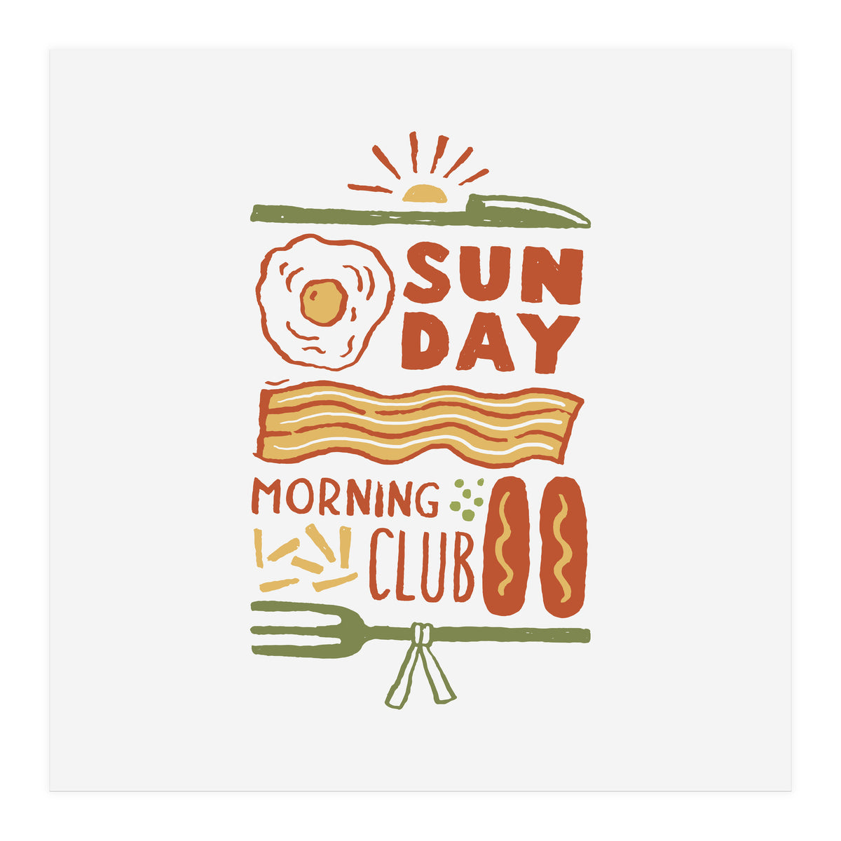 Sunday Club (Print Only)