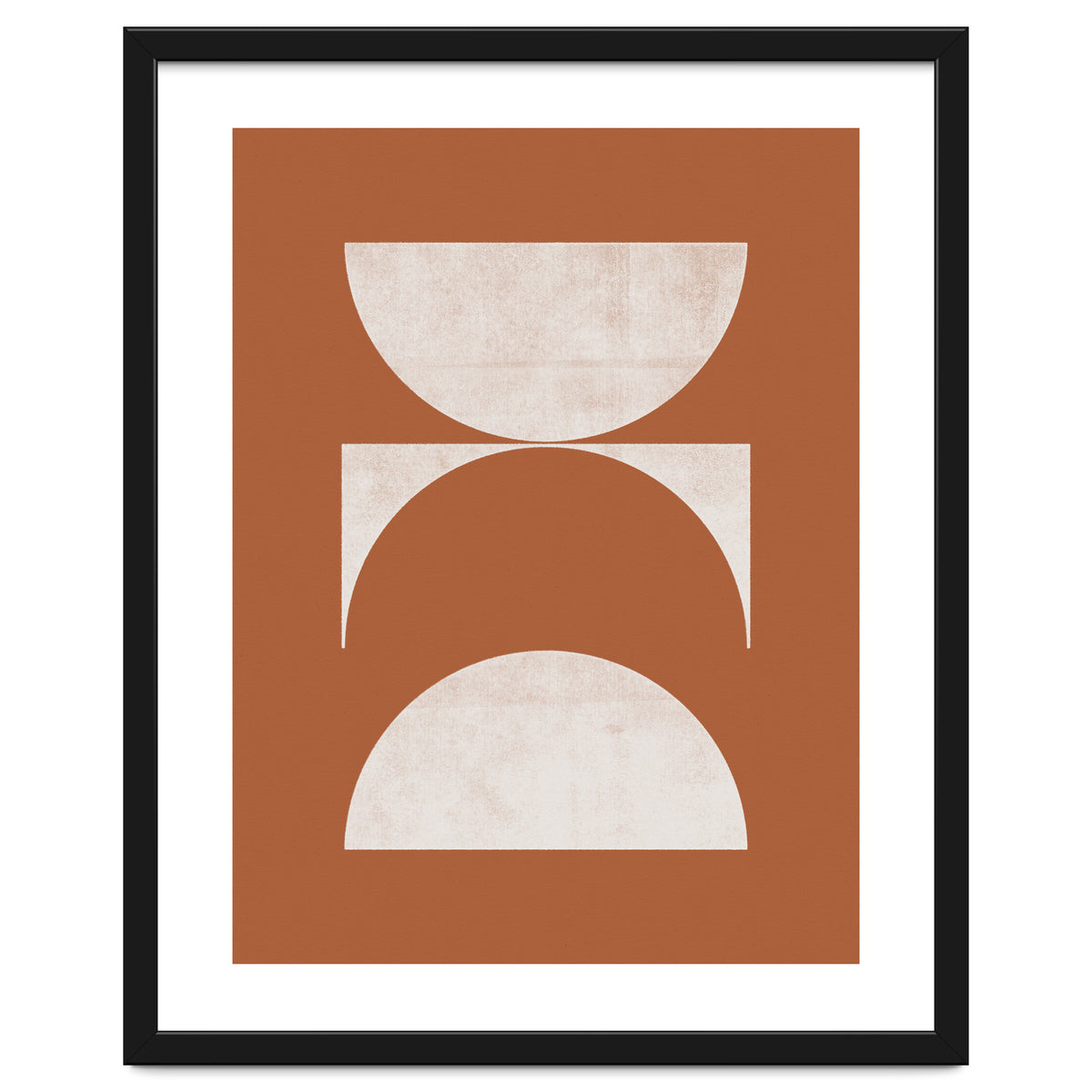 Mid-Century Modern No.21 - Woodblock Print