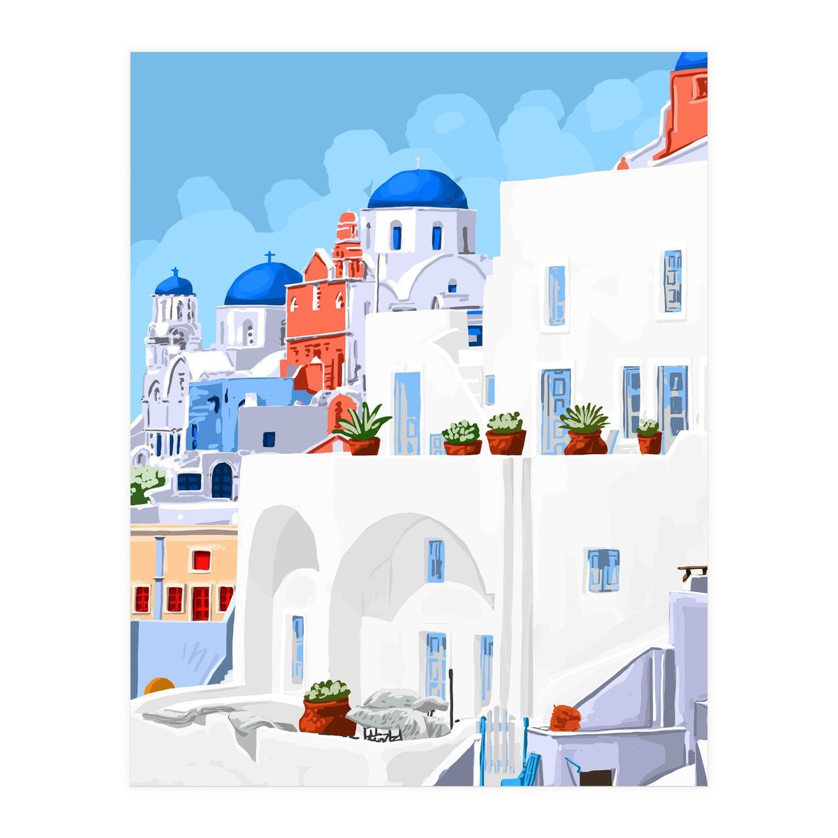 The Santorini Vacay (Print Only)