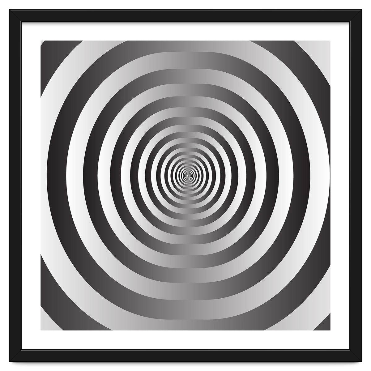 Black And White Spiral