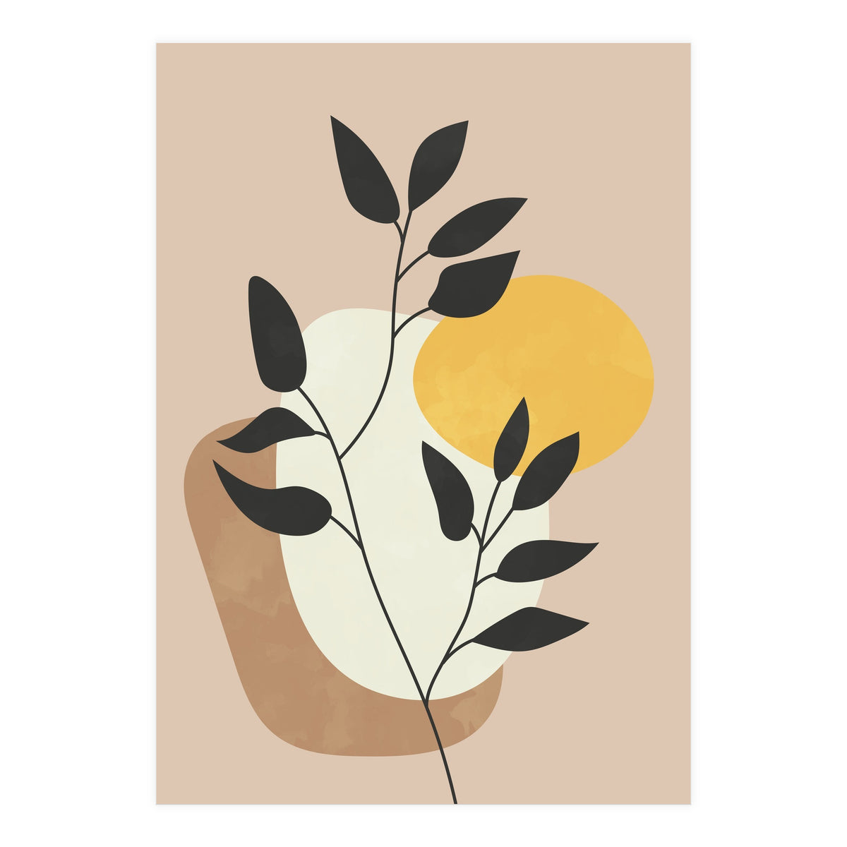 Minimalist Boho Plant (Print Only)