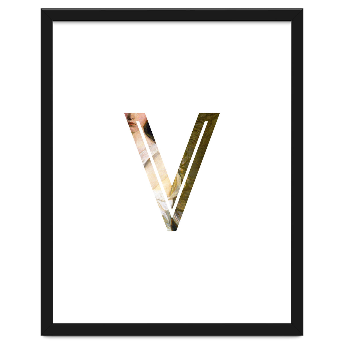 Letter V - (Impress)