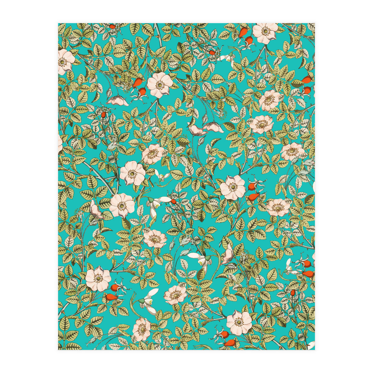 Teal Botanical (Print Only)