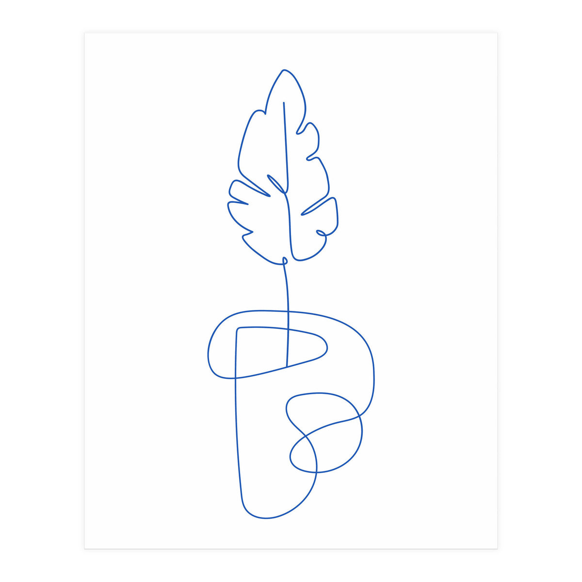 One Line Art Botanical (Print Only)