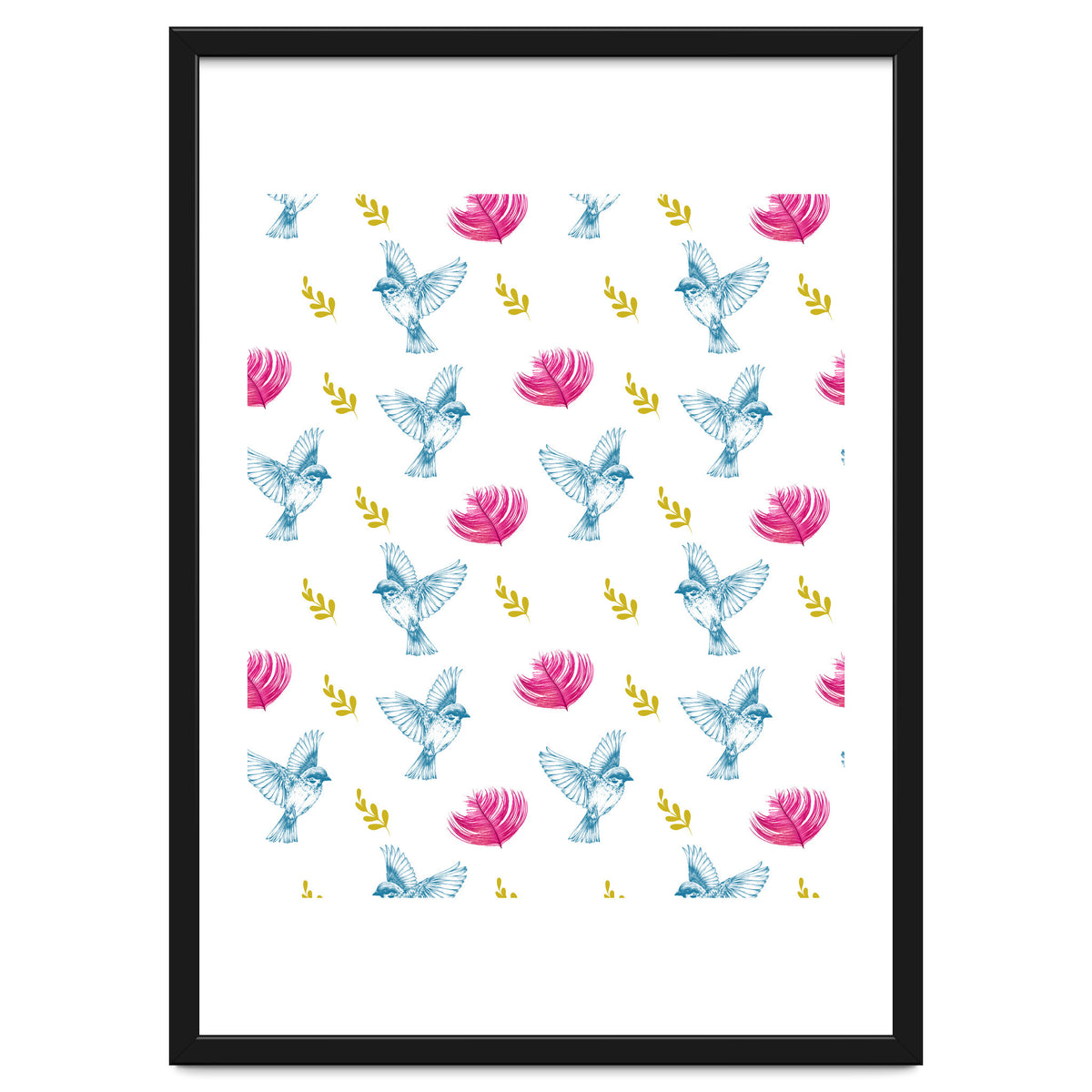 Blue Bird Pattern