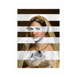 Raphael's Woman With A Veil & Hedy Lamarr (Print Only) thumbnail