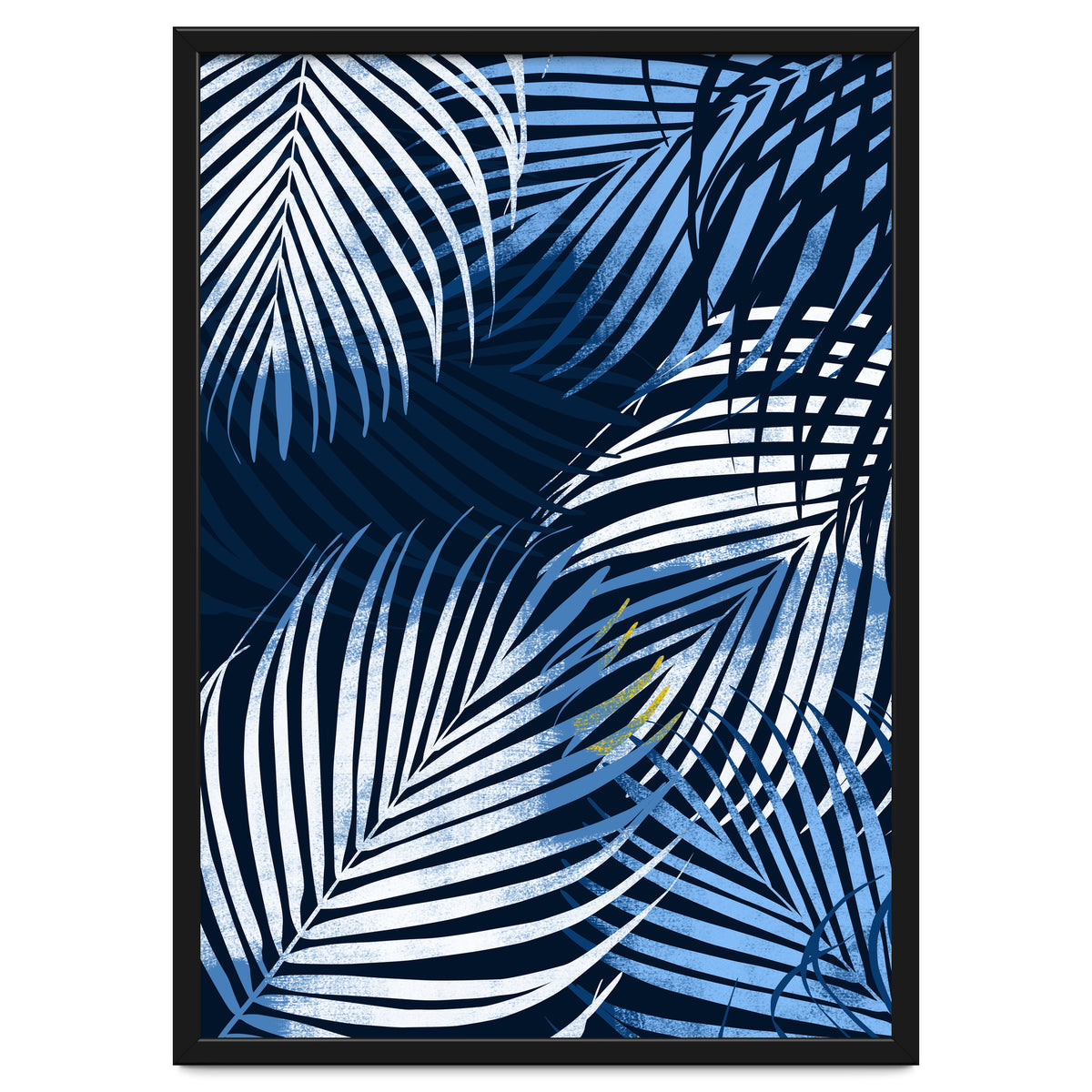 Palm Leaves Blue
