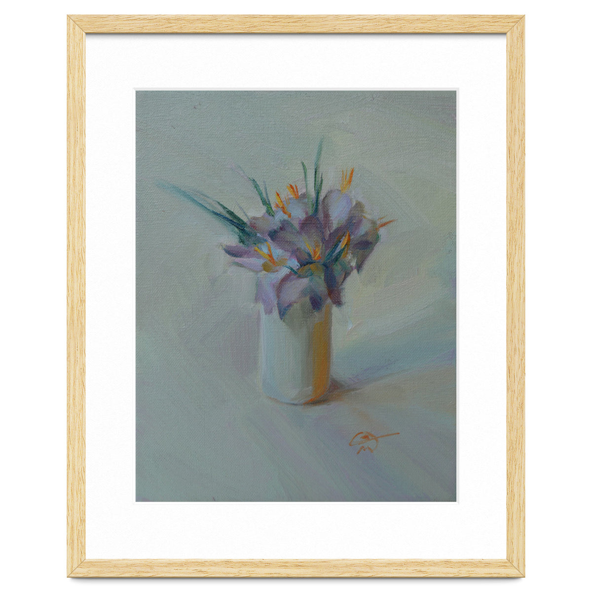 Crocuses Still Life Painting