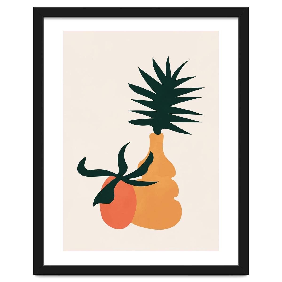 Boho Tropical Potted Plant