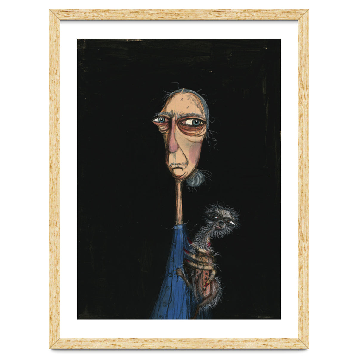 Woman Holding A Chihuahua