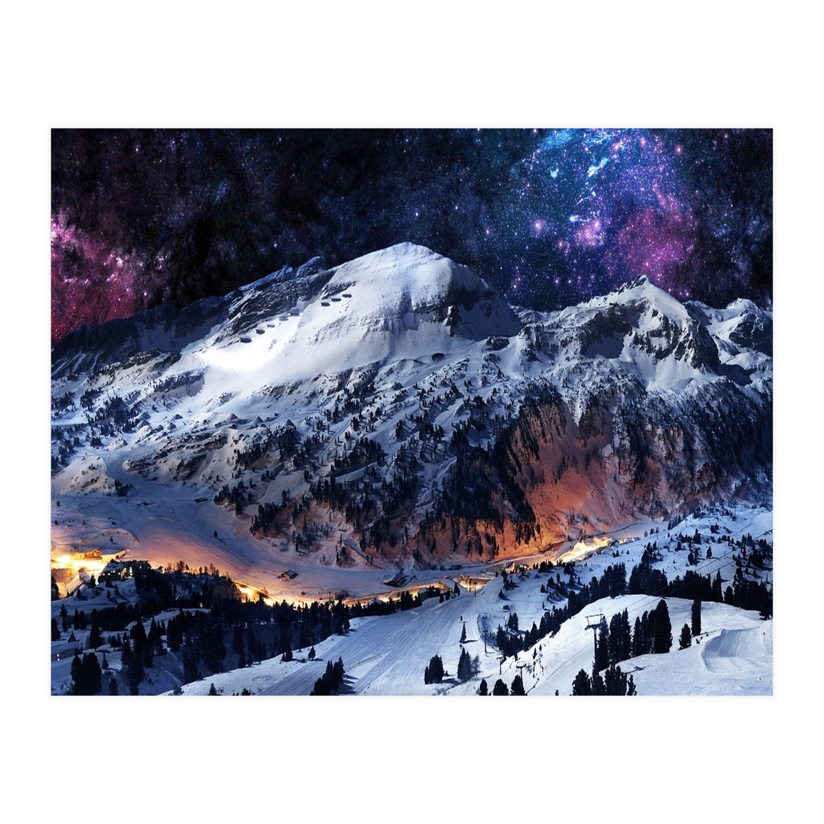 Mountain CALM IN space view (Print Only)