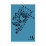 New York JFK Airport Layout (Print Only) thumbnail