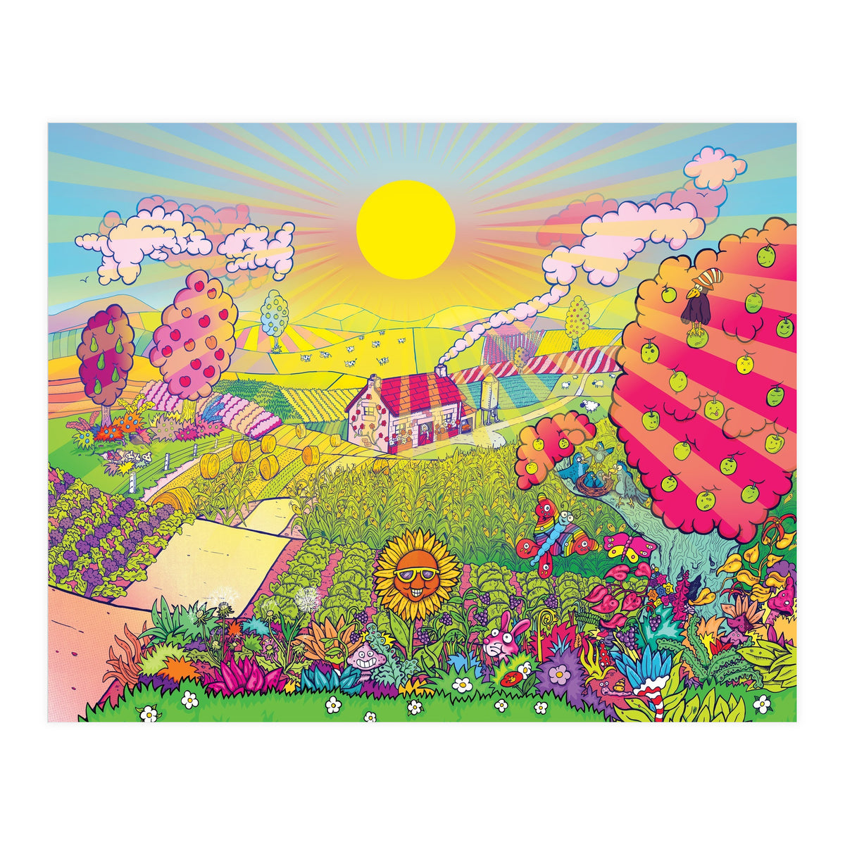 Reap A Harvest Barrel Aged Fruit Farmhouse Saison - Abbeydale x Siren Craft Brew (Print Only)