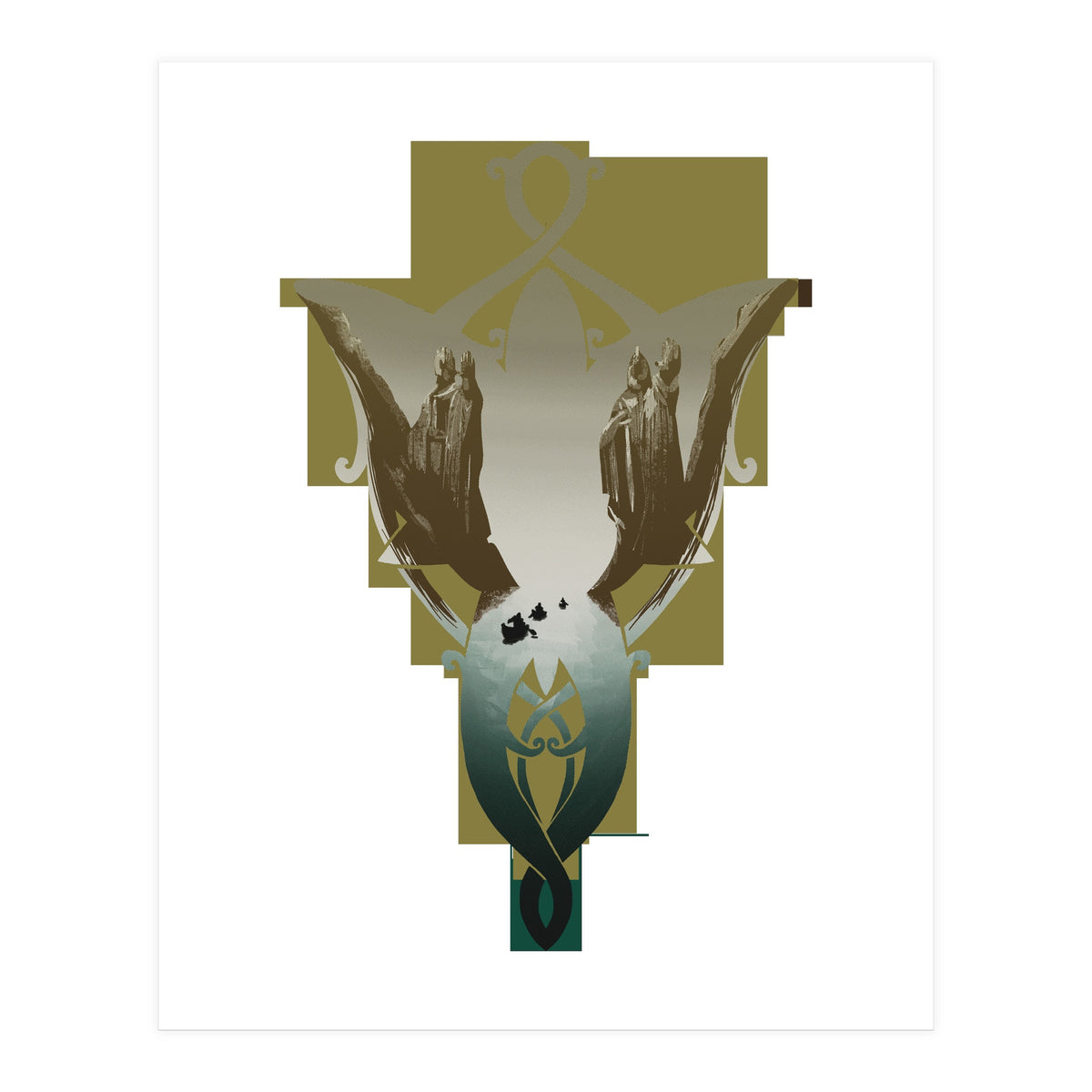 Evenstar at the Argonath (Print Only)