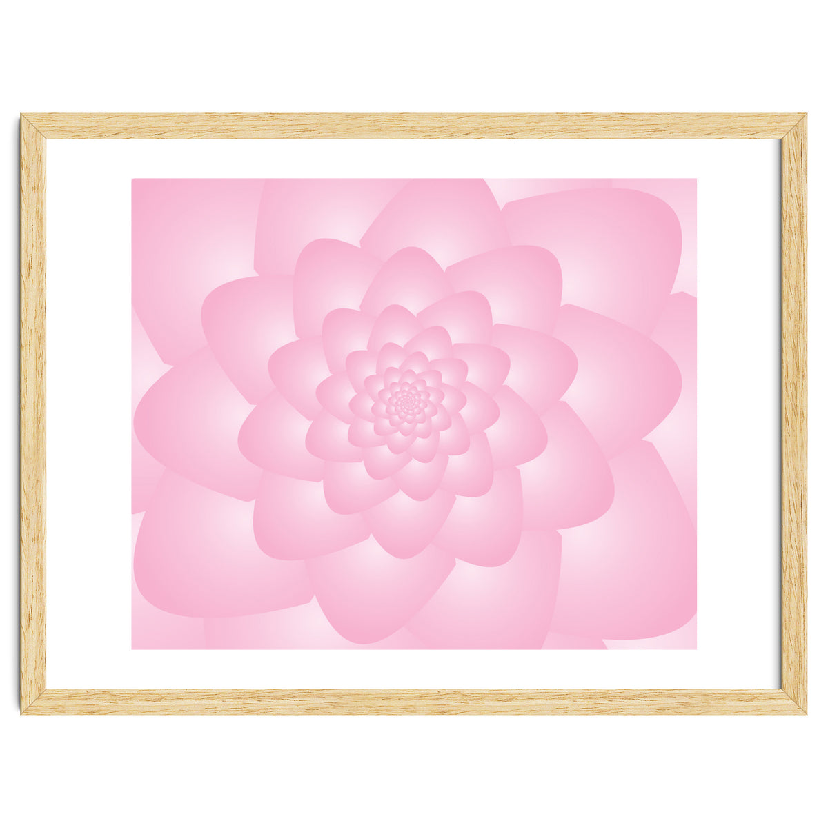 Pastel Colors Flower Pattern Set Red