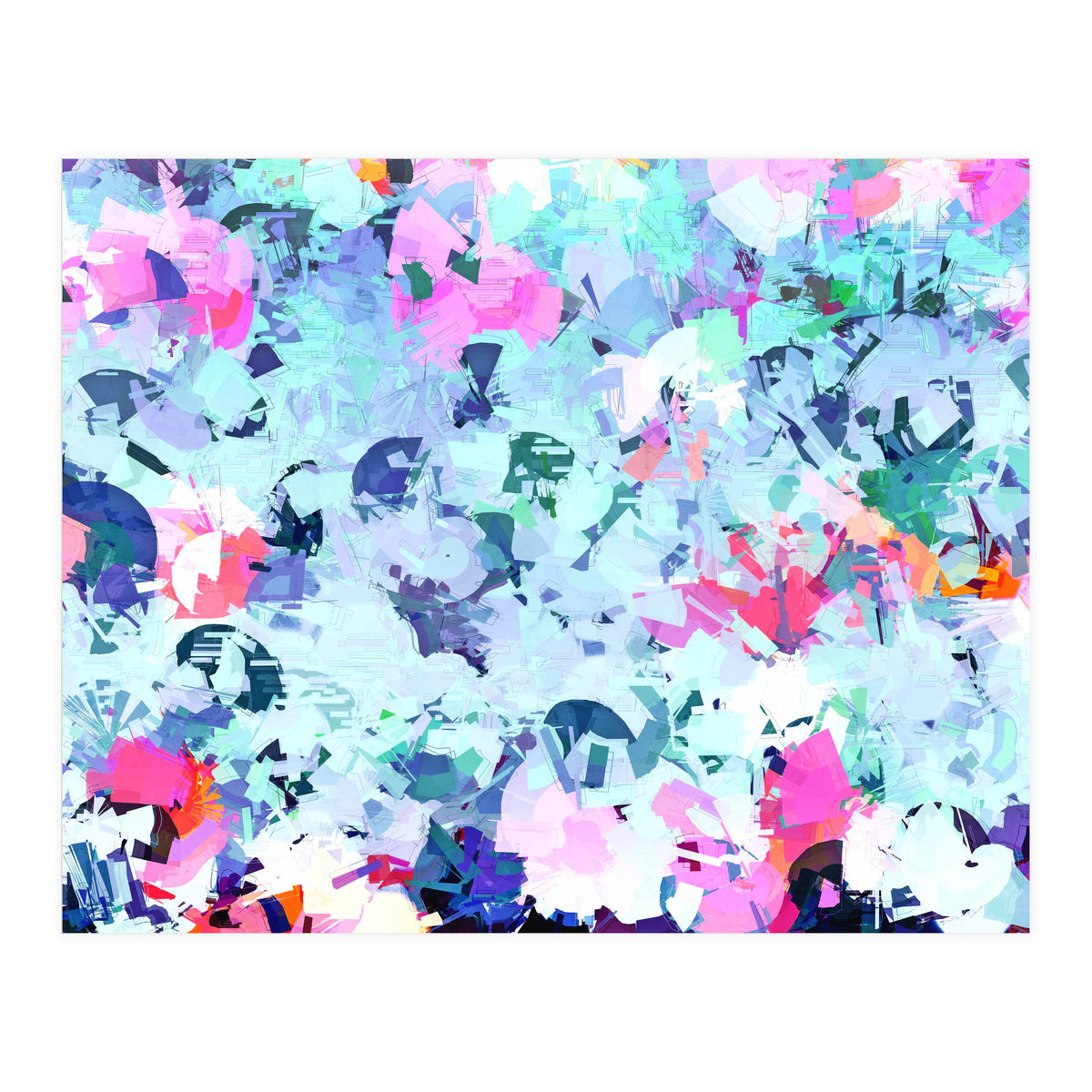 Modern City Abstract (Print Only)