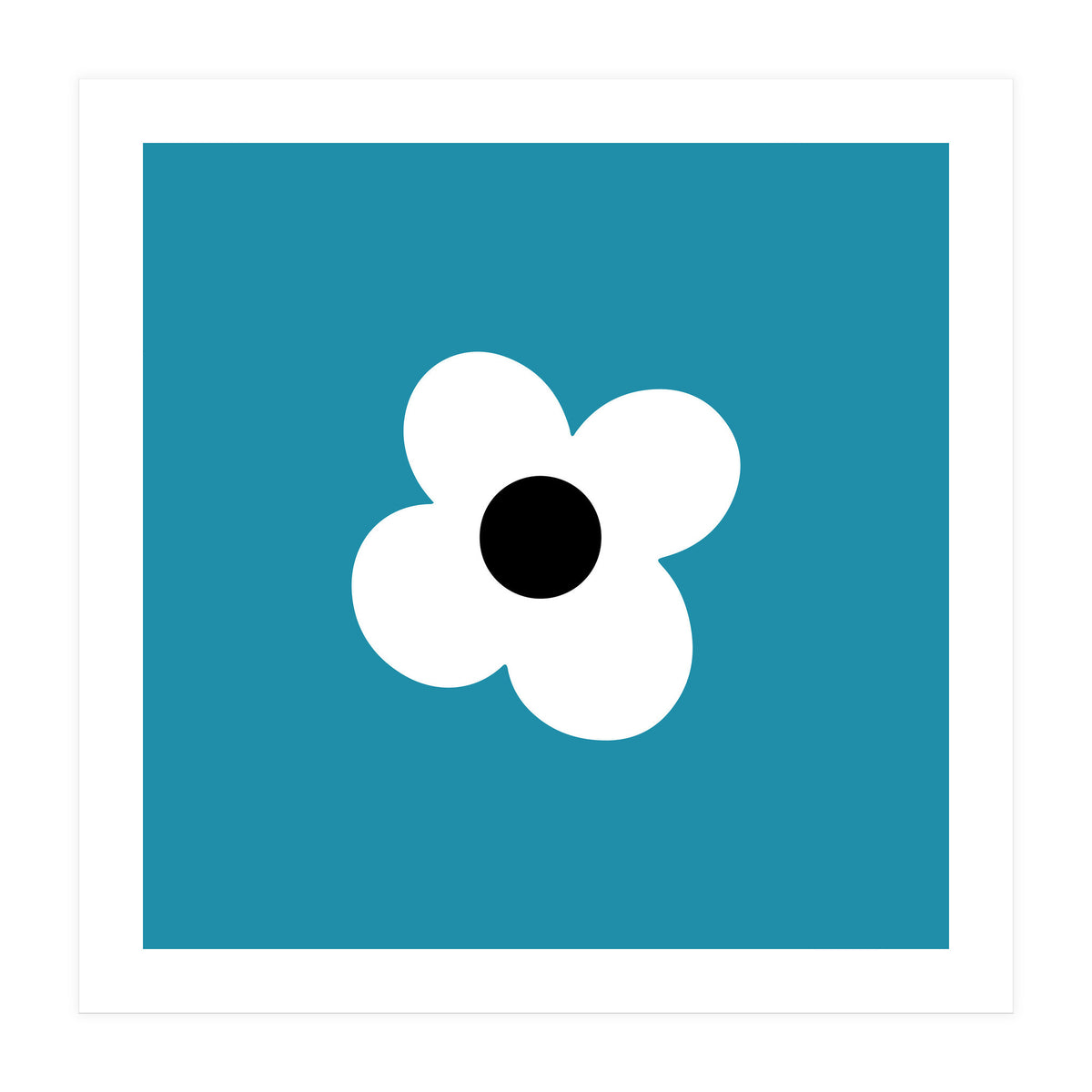 Max Folk Daisy Blue  (Print Only)