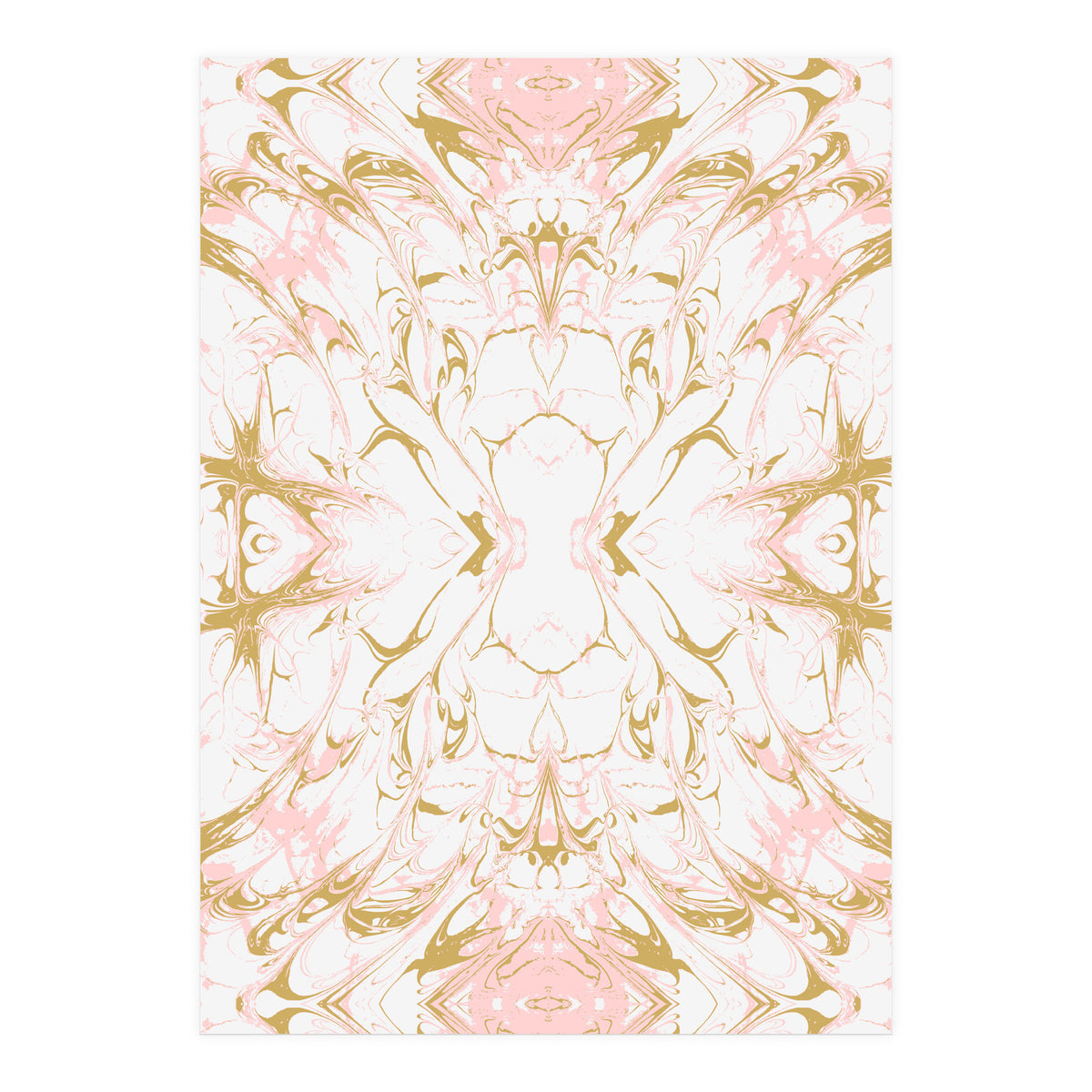 Pink mosaic marble 01 (Print Only)