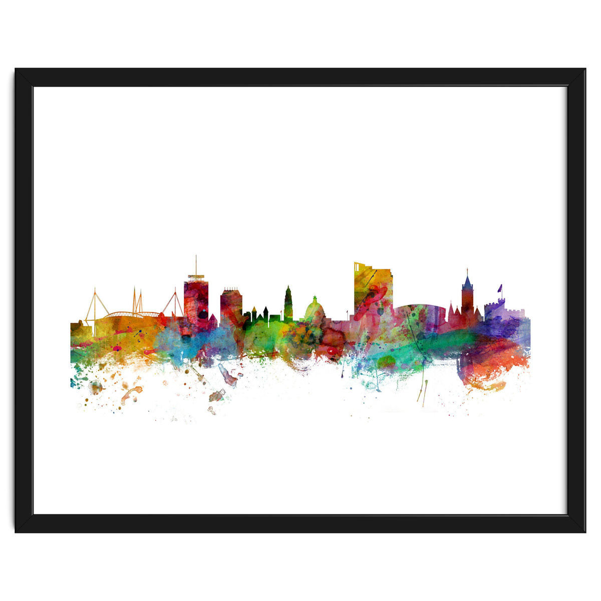 Cardiff Wales Skyline