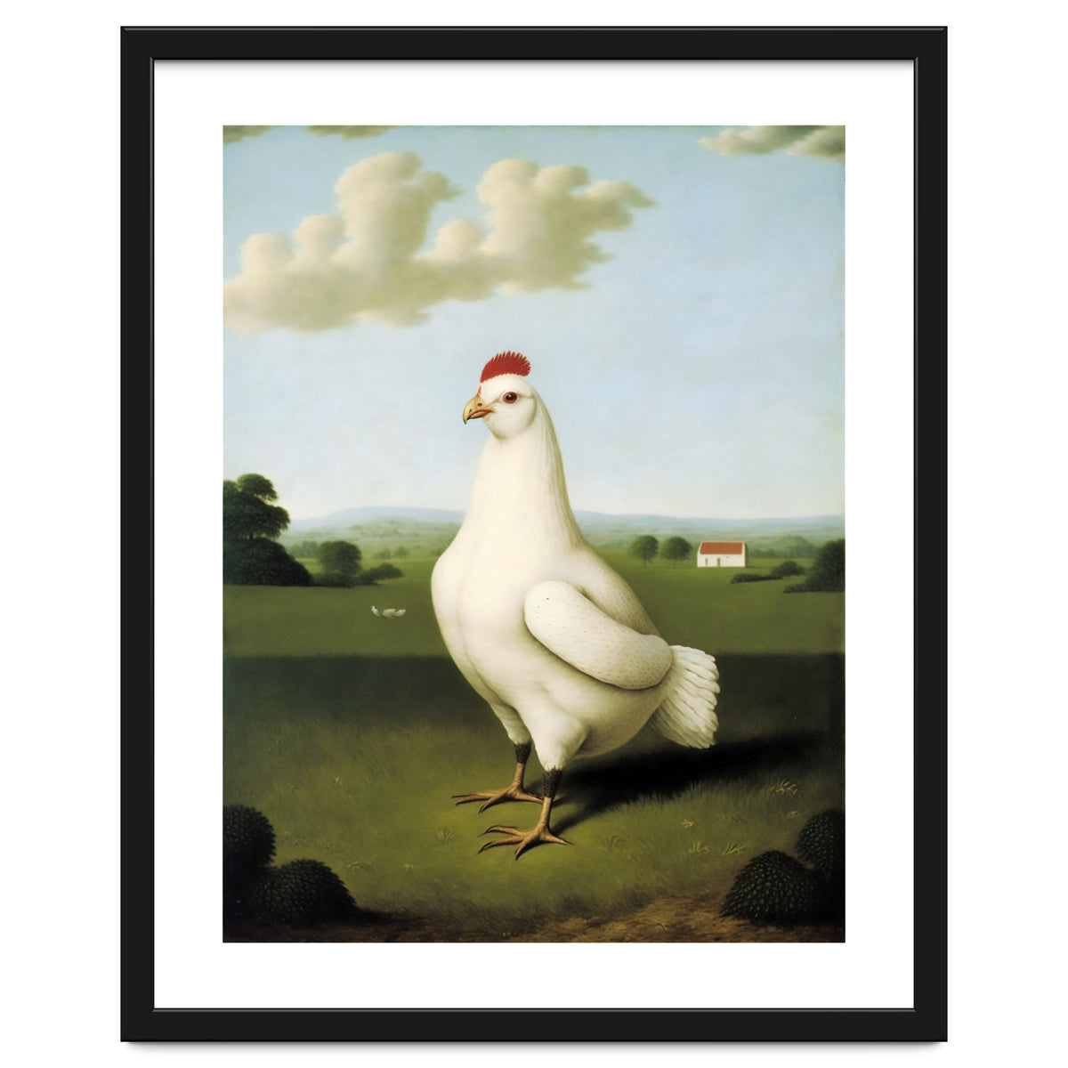 Chicken Classic Oil Painting