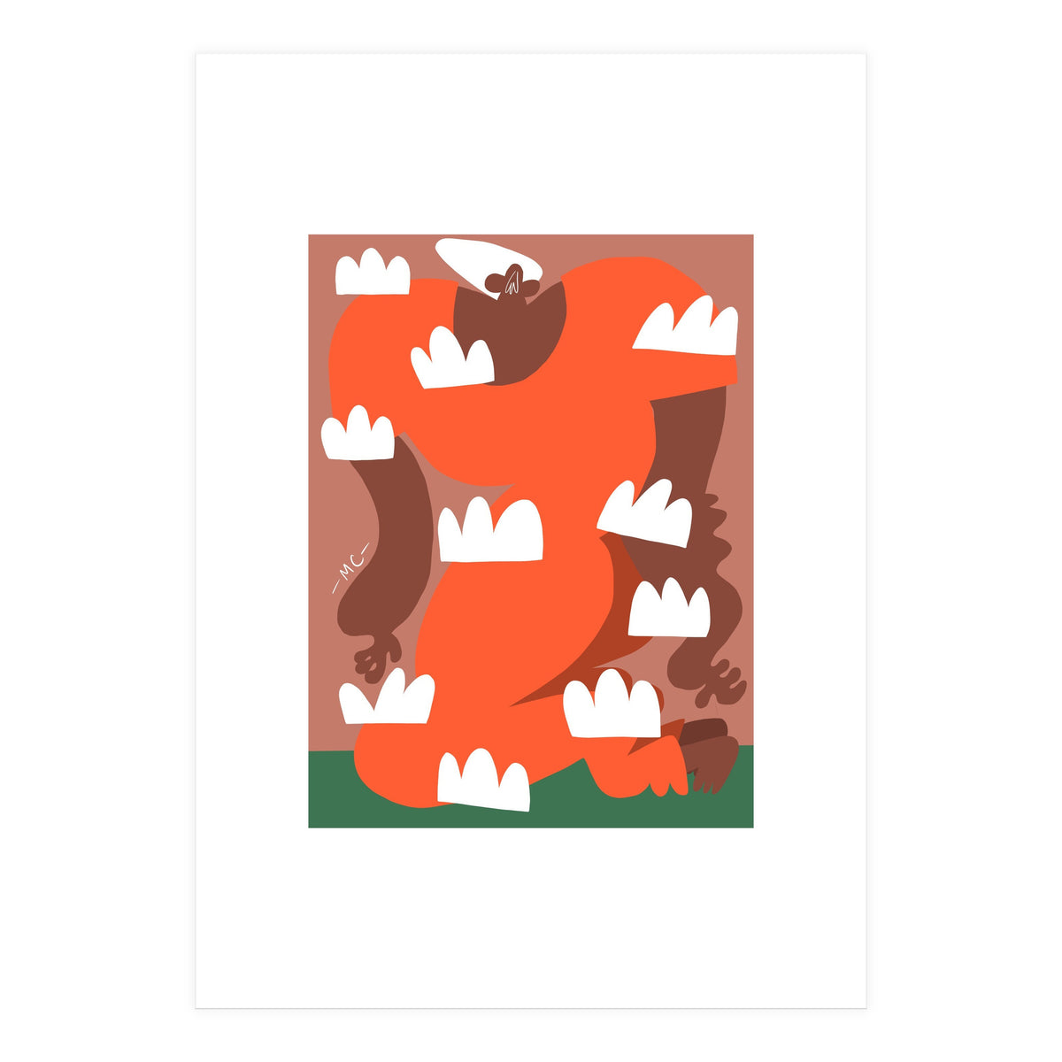 Head In The Clouds And Feet On Earth (Print Only)