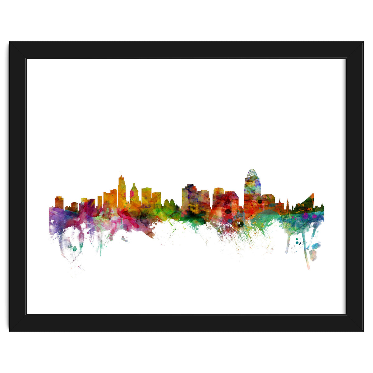 Cincinnati Ohio Skyline