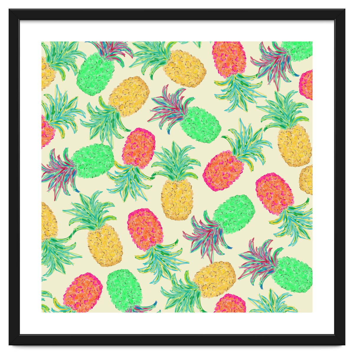 Pineapple Pandemonium Multicolo