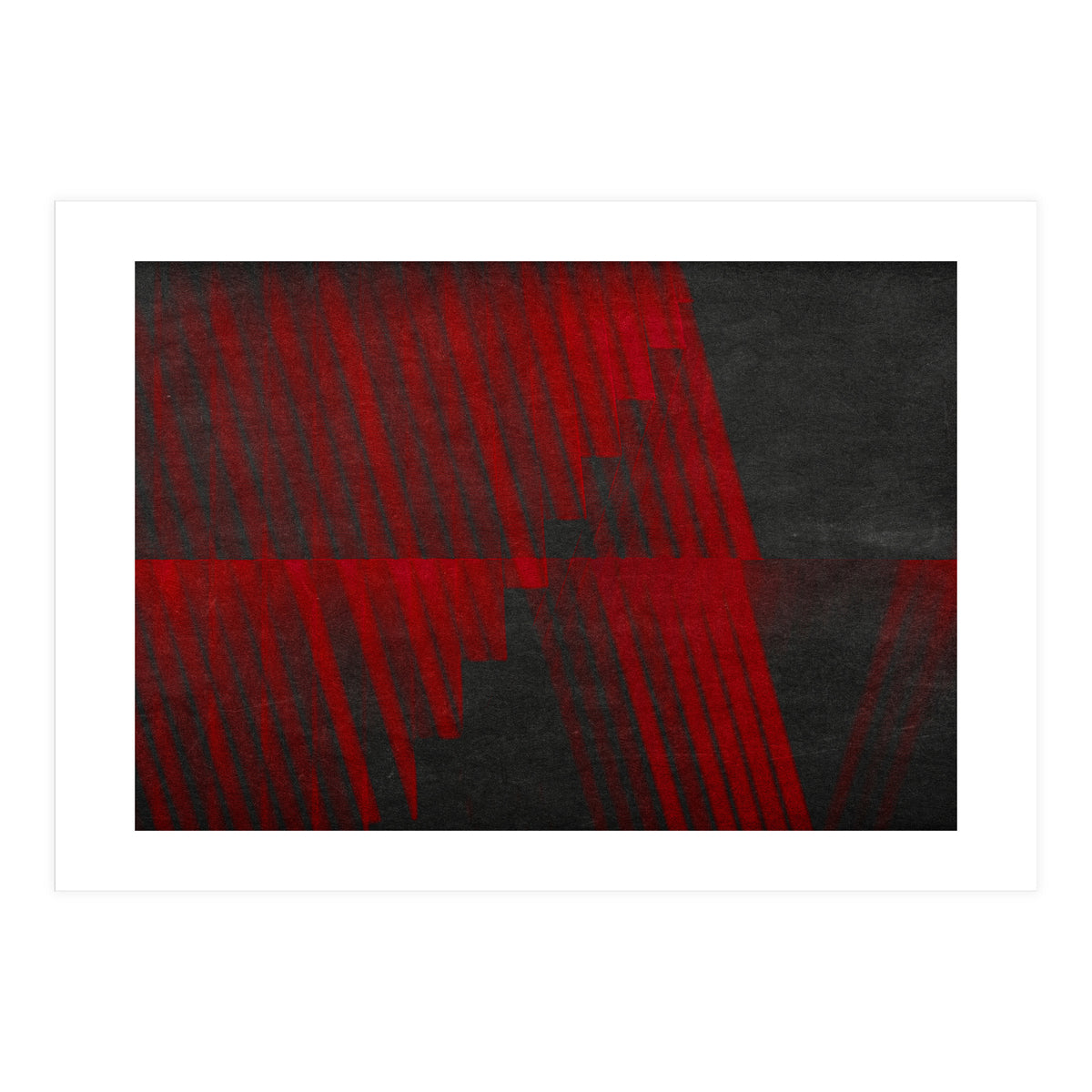 Rojo Y Gris 3 (Print Only)