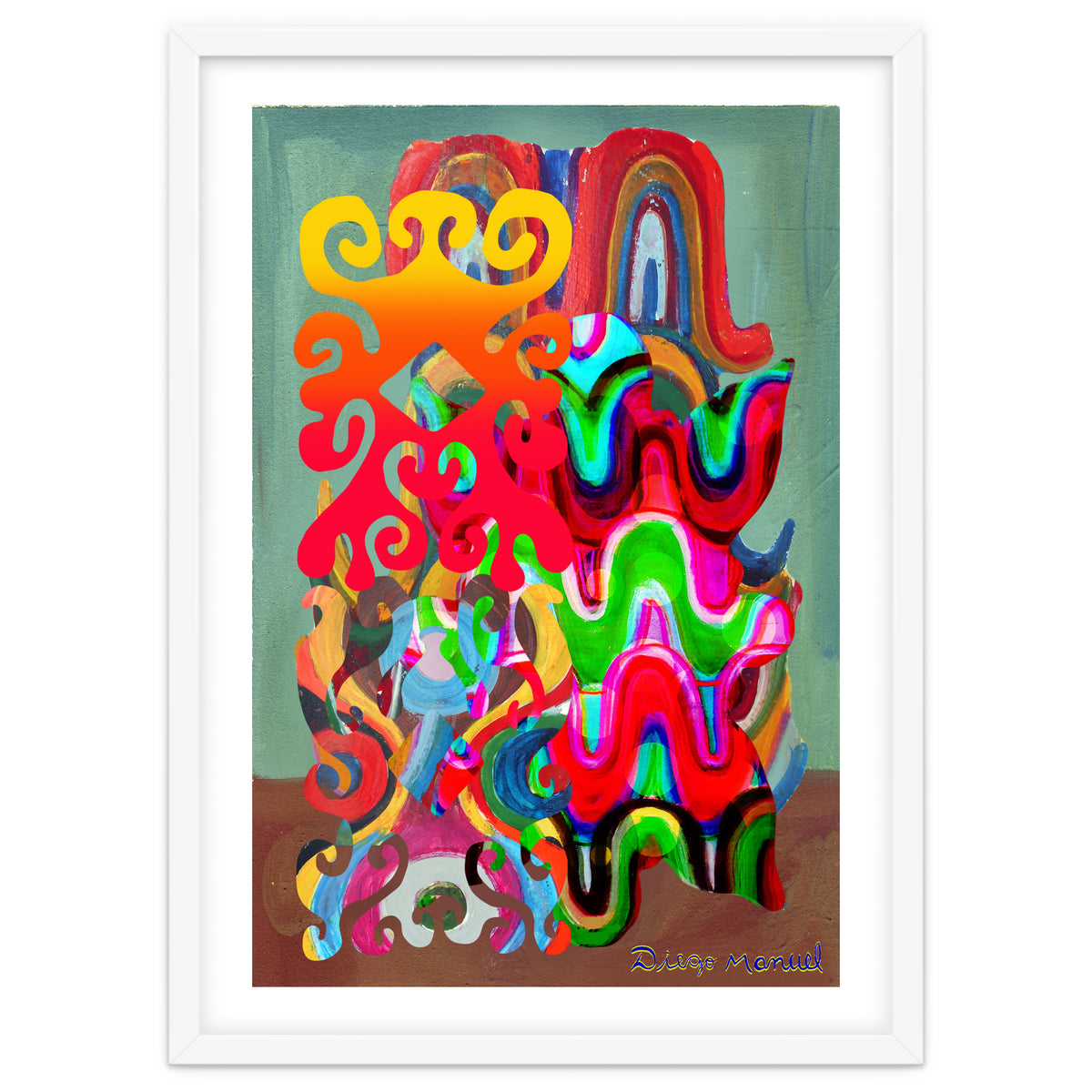 Pop Abstract Asimetrico A4