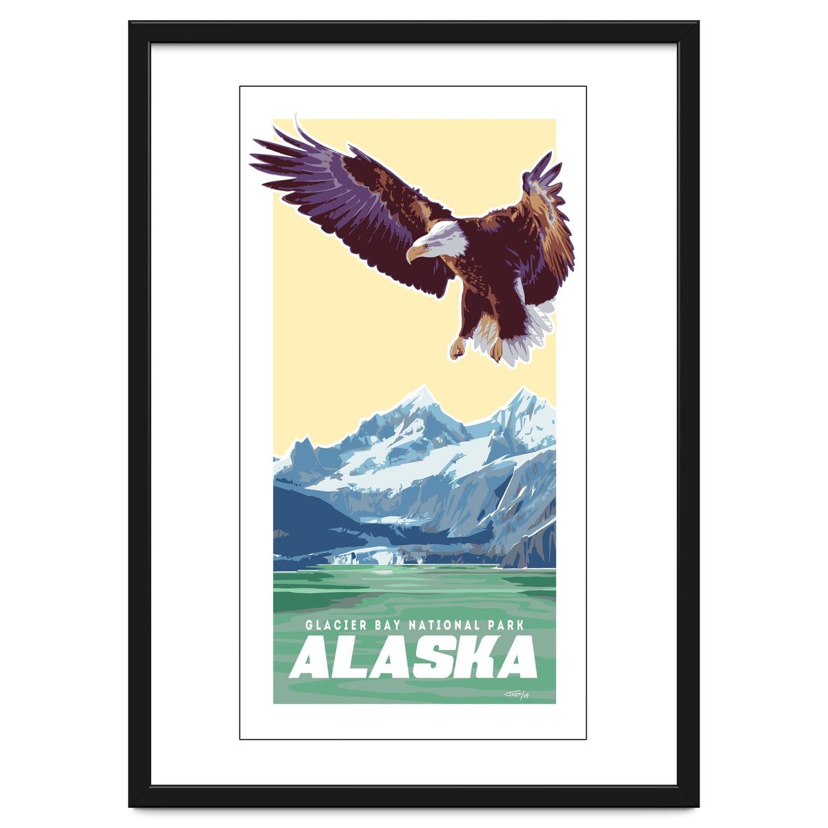 Alaskan Eagle Poster