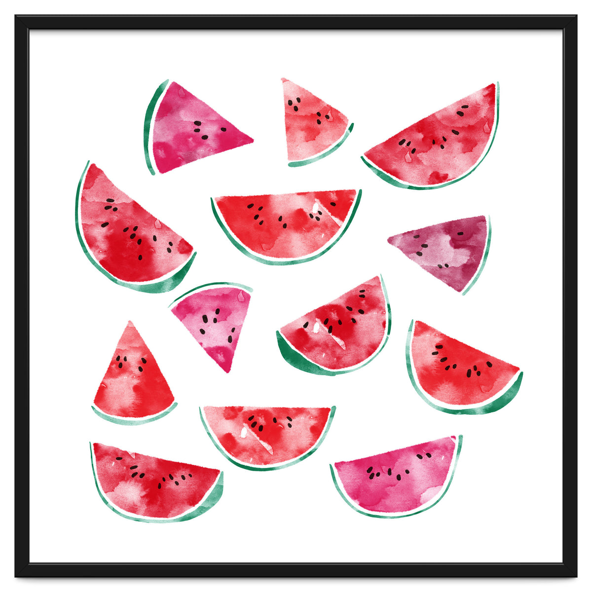 Watercolour Watermelons