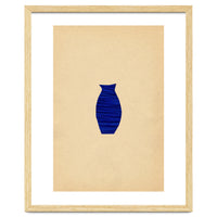 Ultramarine minimalist vase