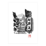 Geisha And Stairs (Print Only) thumbnail