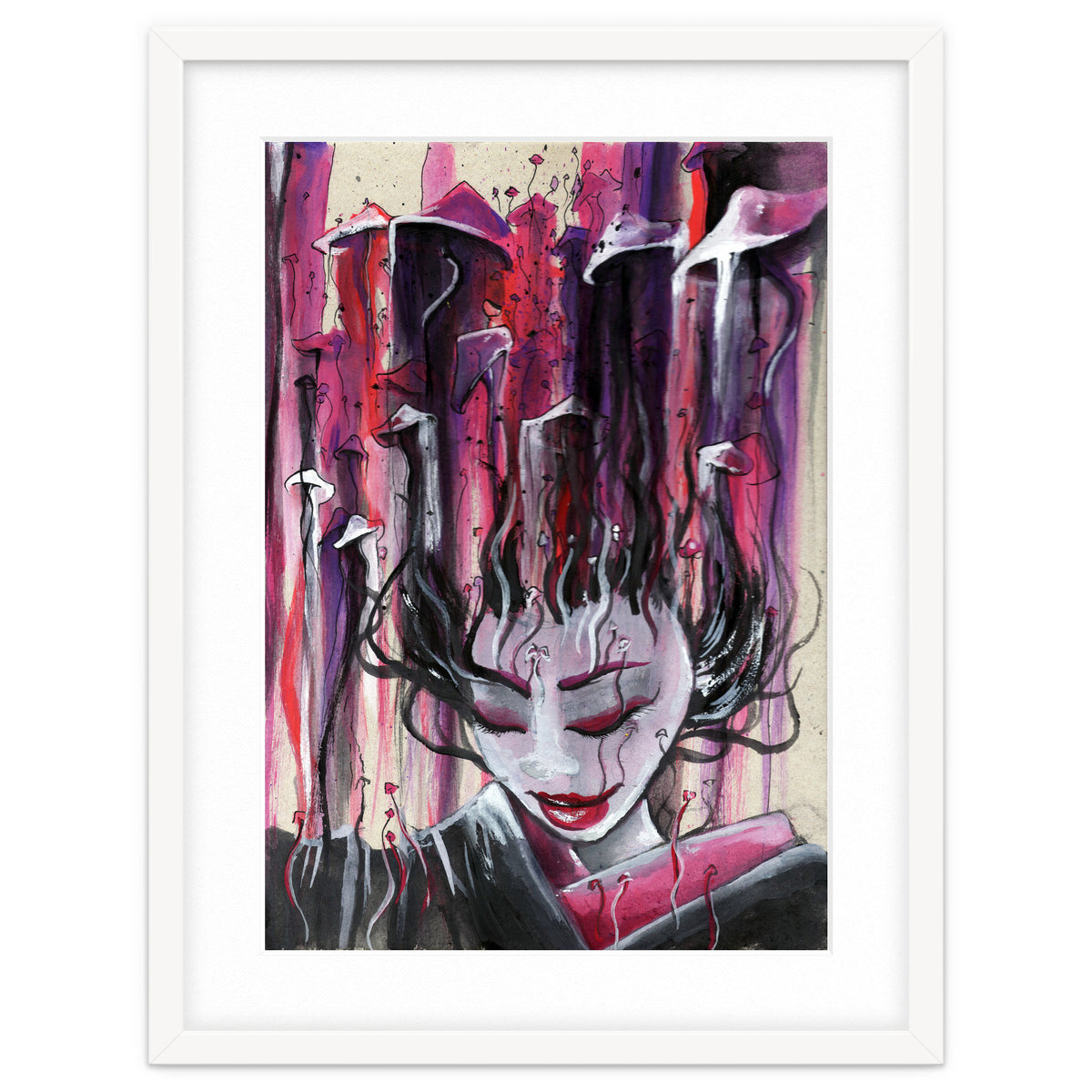 Geisha in Mushrooms: The Surrealistic Concubine