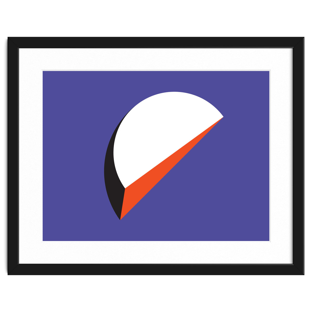 Geometric Shapes No. 37 - orange & purple