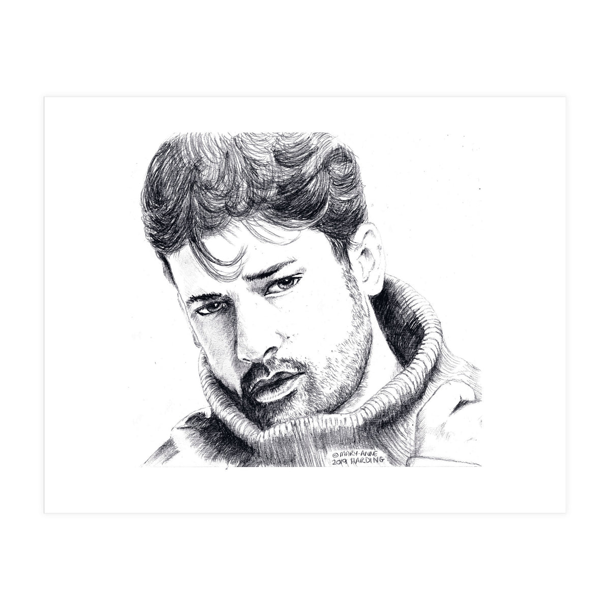 Alp Navruz -Turkish Actor (Print Only)