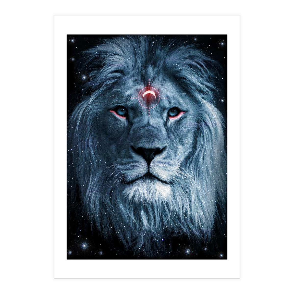 Lion Darkness (Print Only)