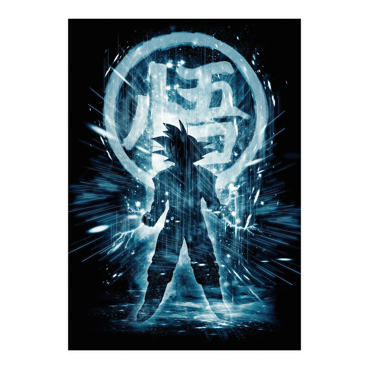 Storm Goku Blue (Print Only)