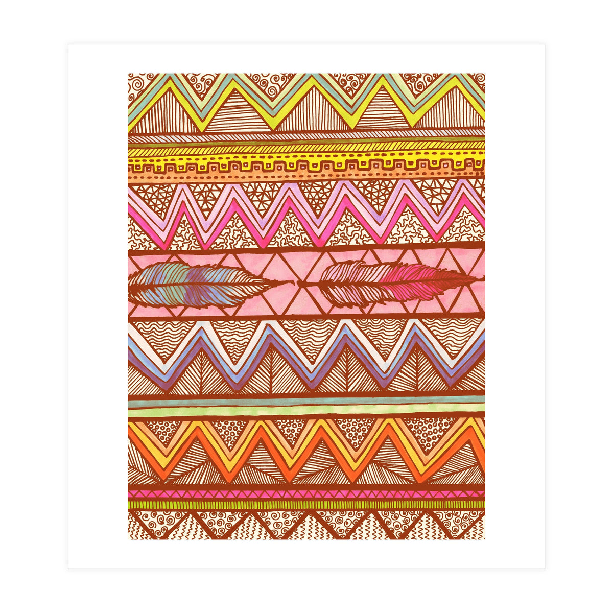 Two Feathers (Print Only)