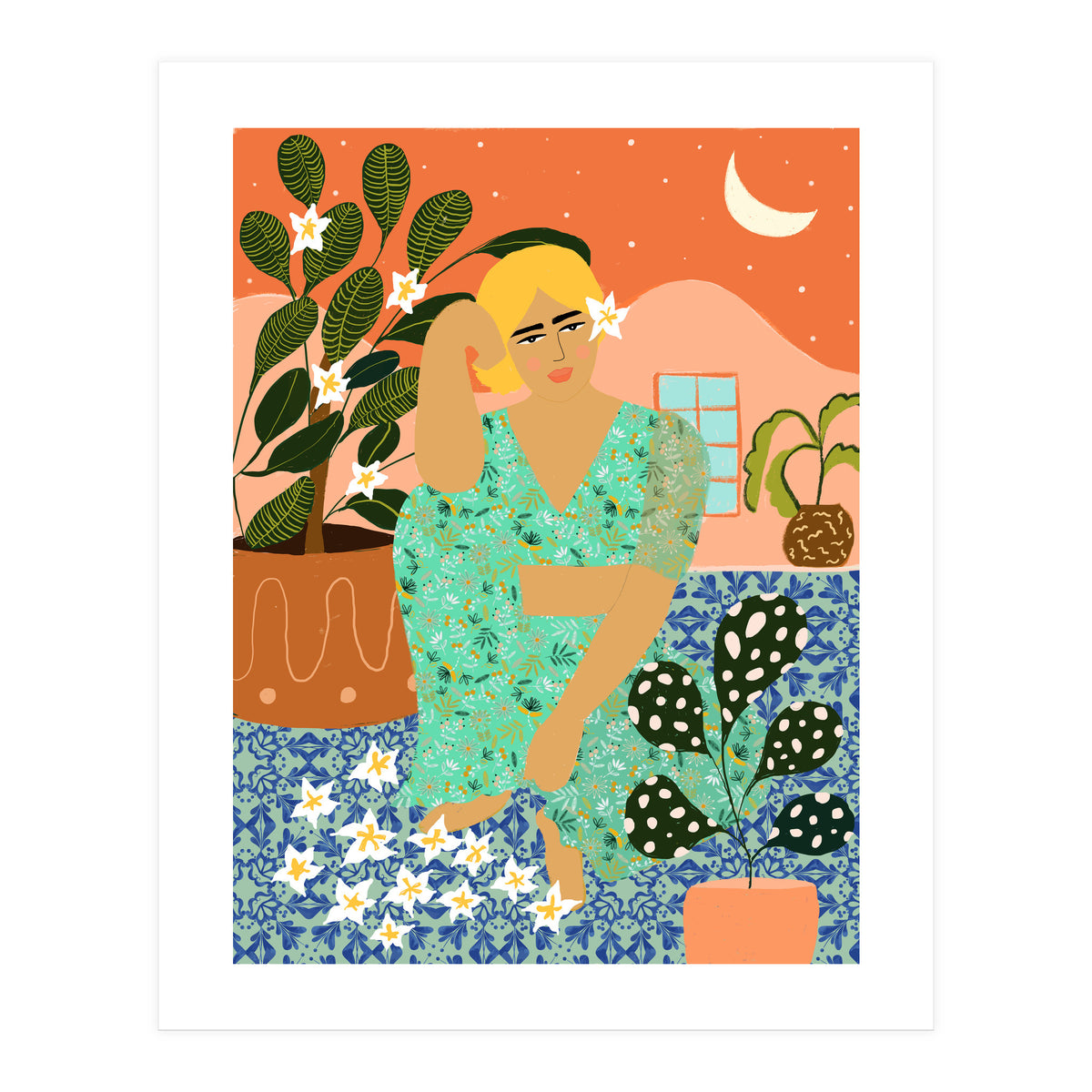 Flower Collector (Print Only)