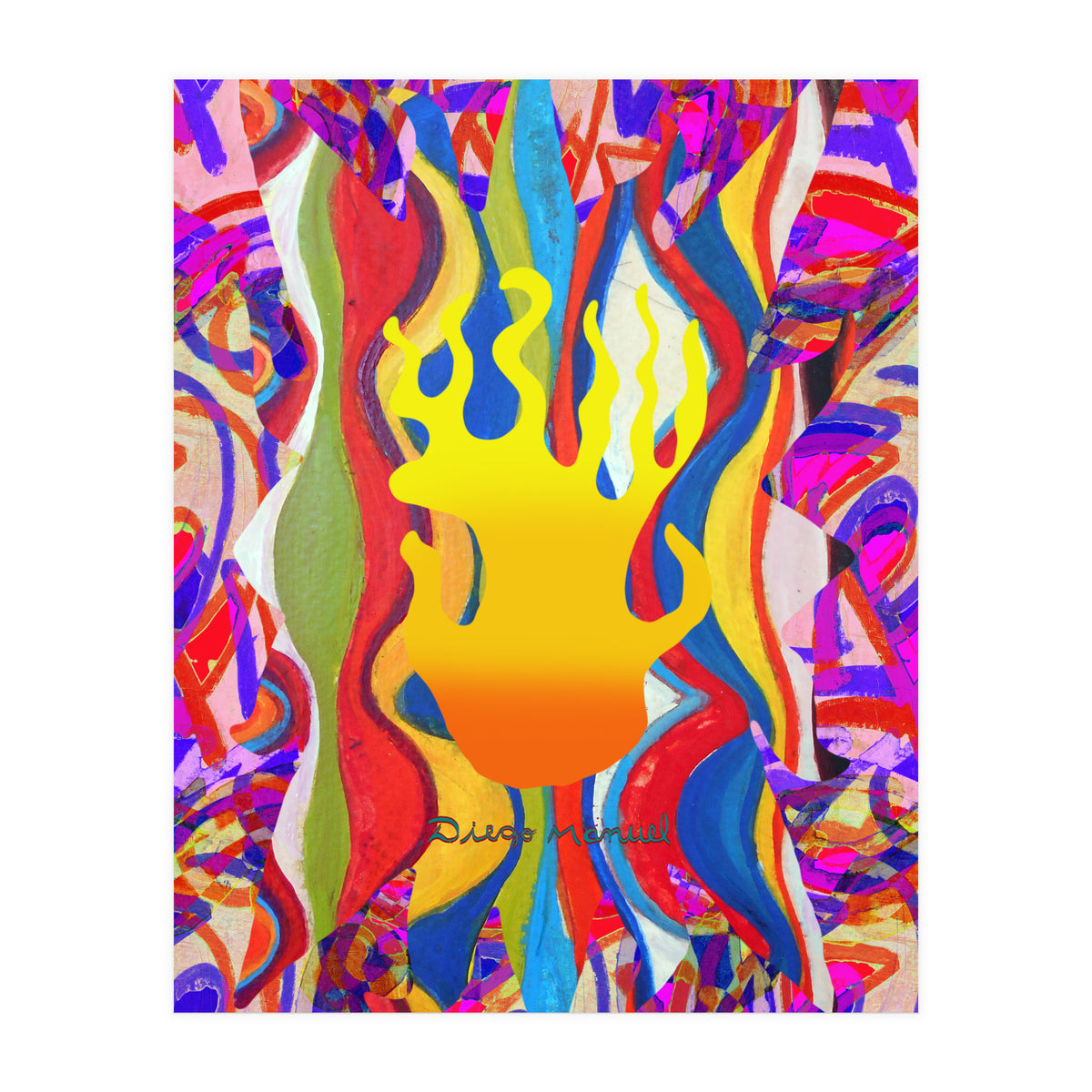 Fuego Y Graffiti 27 (Print Only)