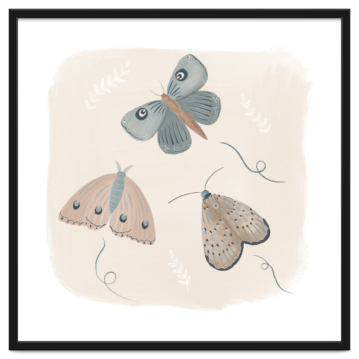 Moths in the moonlight