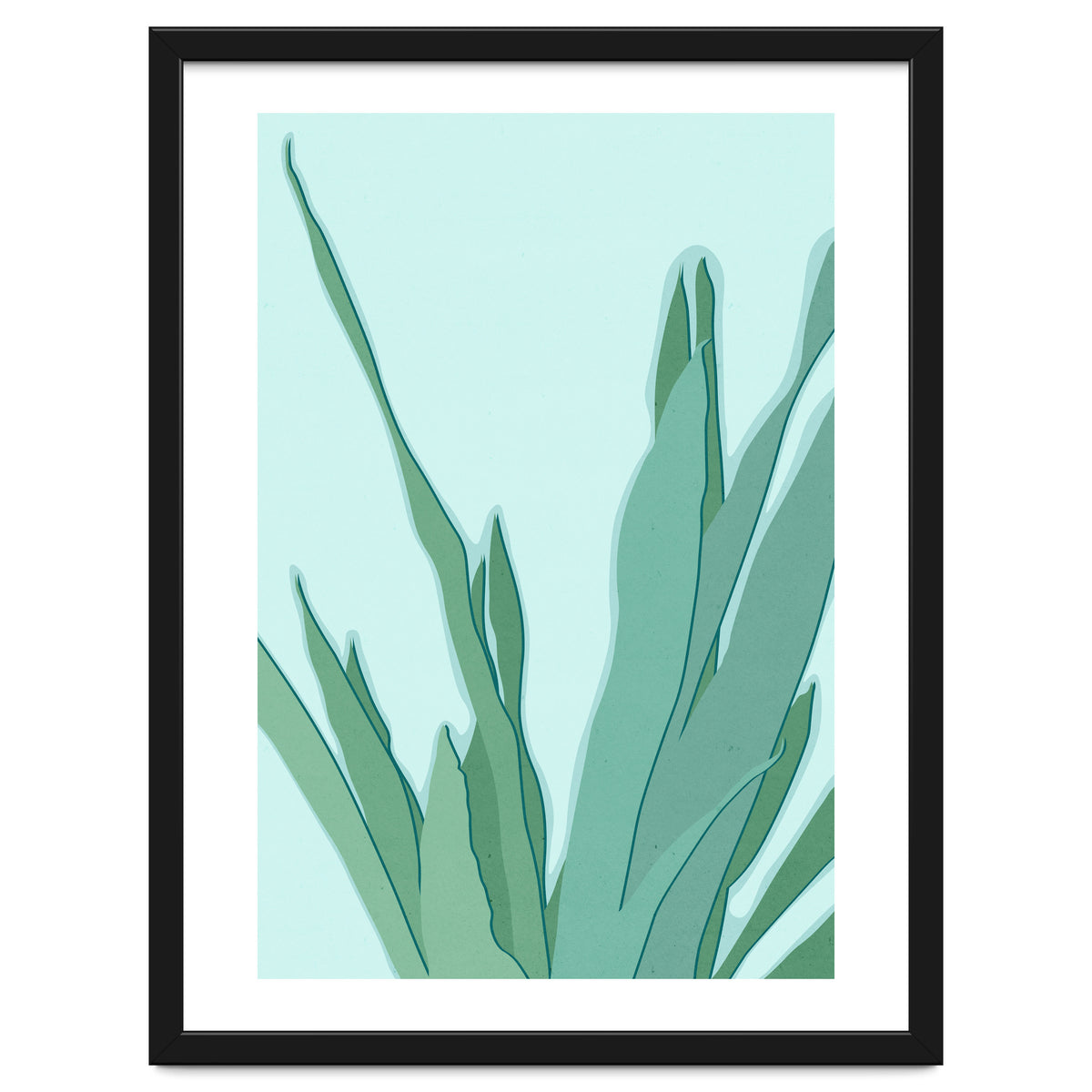 Minimal Snake Plant Leaves - Greener Eden