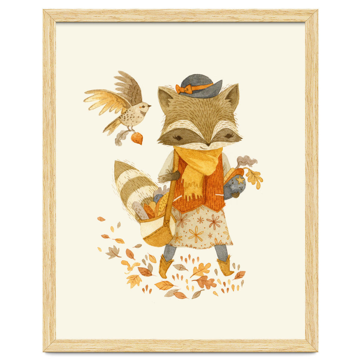 Rebecca The Radish Raccoon