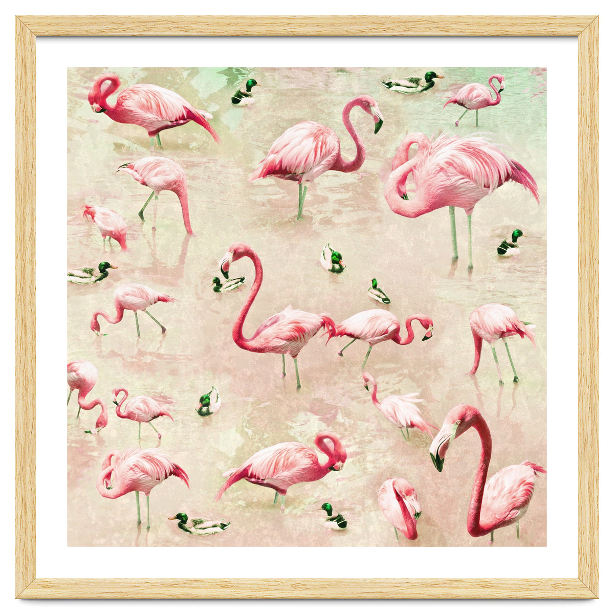 Flamingos Vintage Pink