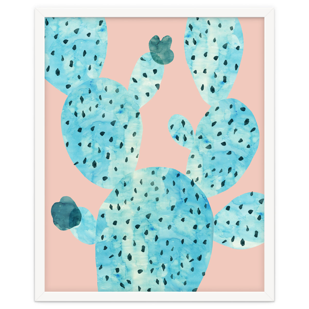 Watercolor of cacti III