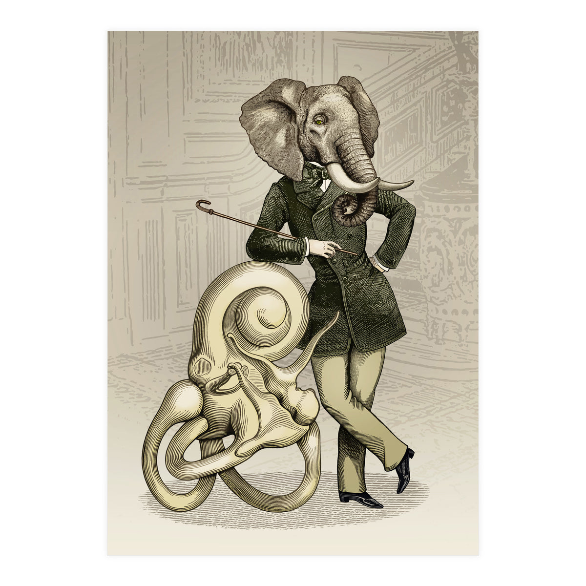 Eustachius the sculptor (Print Only)