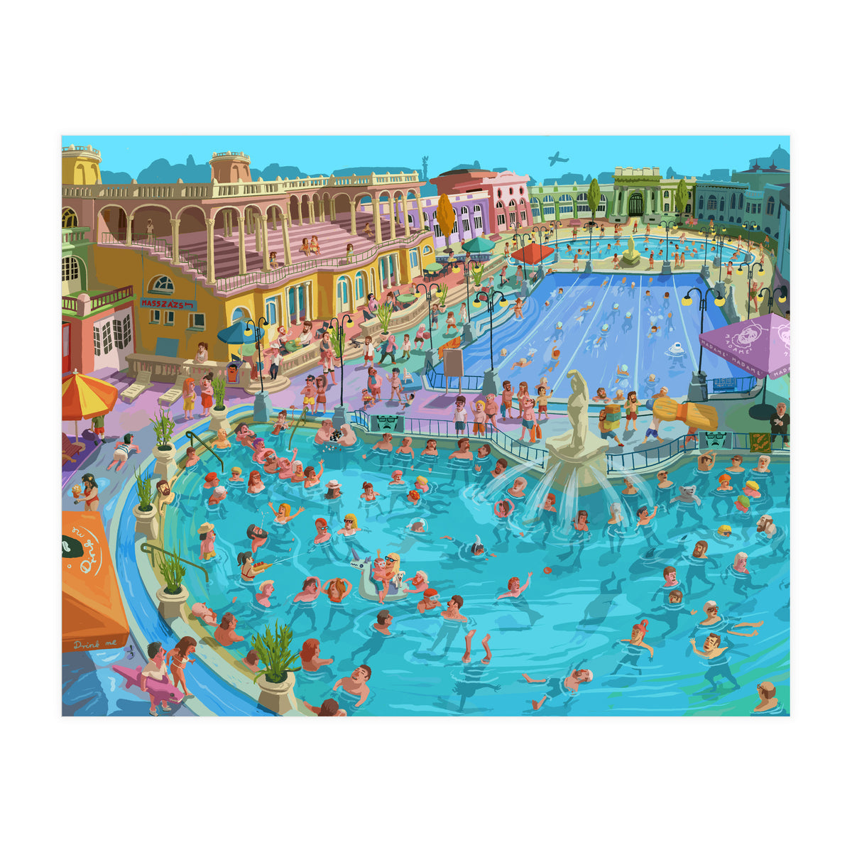 Szechenyi Thermal Spa, Budapest NC2 (Print Only)