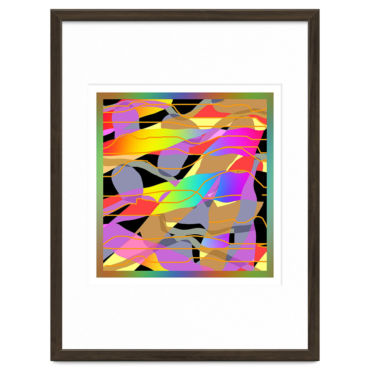 ABSTRACT COLOR BANDS